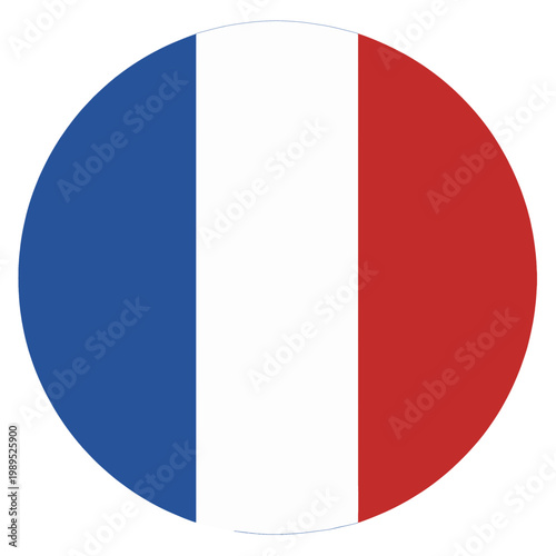 French Flag Icon Circular Design Element Free Download French Flag Icon Circular Design Element - GFXLoad