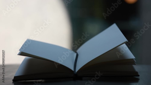 Young woman jumping with open book, celebrating learning and education, curiosity, discovery, excitement, and academic success in a modern lifestyle concept.
