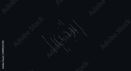 Professional Software Engineer Working on Multiple Monitors in High-Tech Office