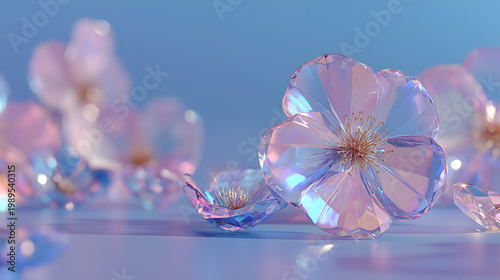 Transparent Crystal Flower