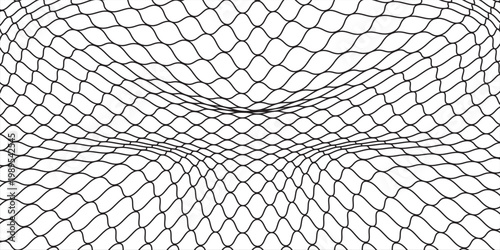 PrintMesh texture for fishing nets. Seamless pattern for sportswear or soccer goal, volleyball net, basketball hoop