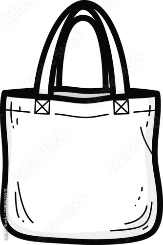 vector illustration of handbag
