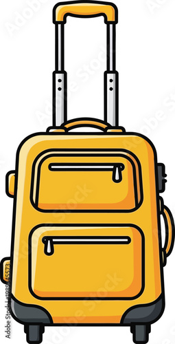 vector illustration of a suitcase