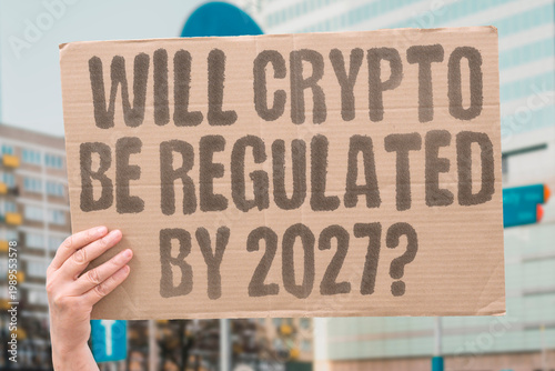 Bilde på lerret "Will Crypto Be Regulated By 2027?" Documented regulatory analysis examines whether comprehensive crypto regulation will arrive by 2027