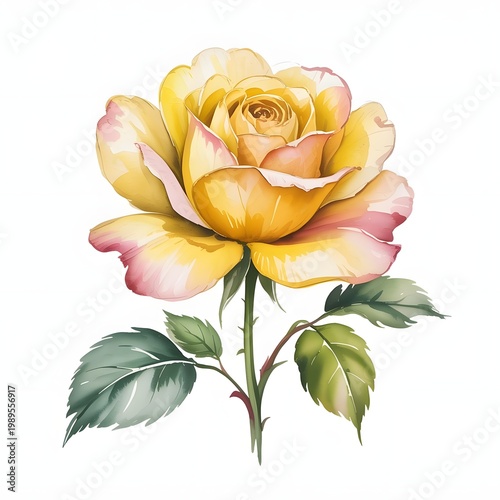 Vector illustration of rose