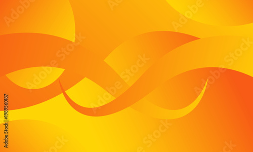 A lively gradient background showcases a blend of orange and yellow shades, enhanced by gentle, wavy textures. This vibrant design brings depth and warmth