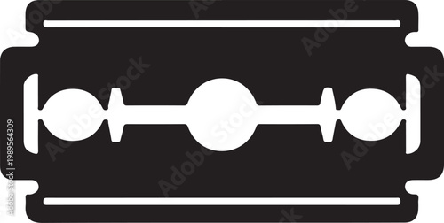 The blade razor icon. Shaver symbol. Flat