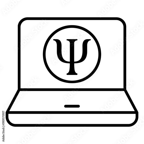 Psychology icon vector. Psychologist Illustration sign. Group therapy symbol or logo.