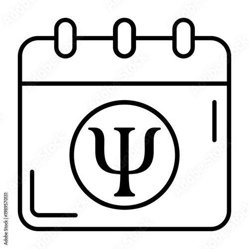 Psychology icon vector. Psychologist Illustration sign. Group therapy symbol or logo.