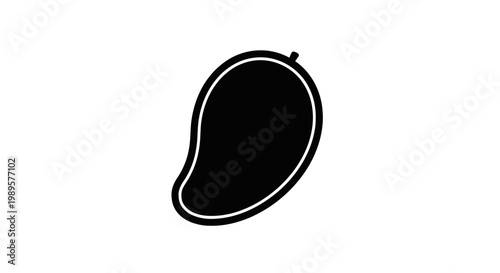 Vector illustration of mango fruit icon vector illustration on a transparent background