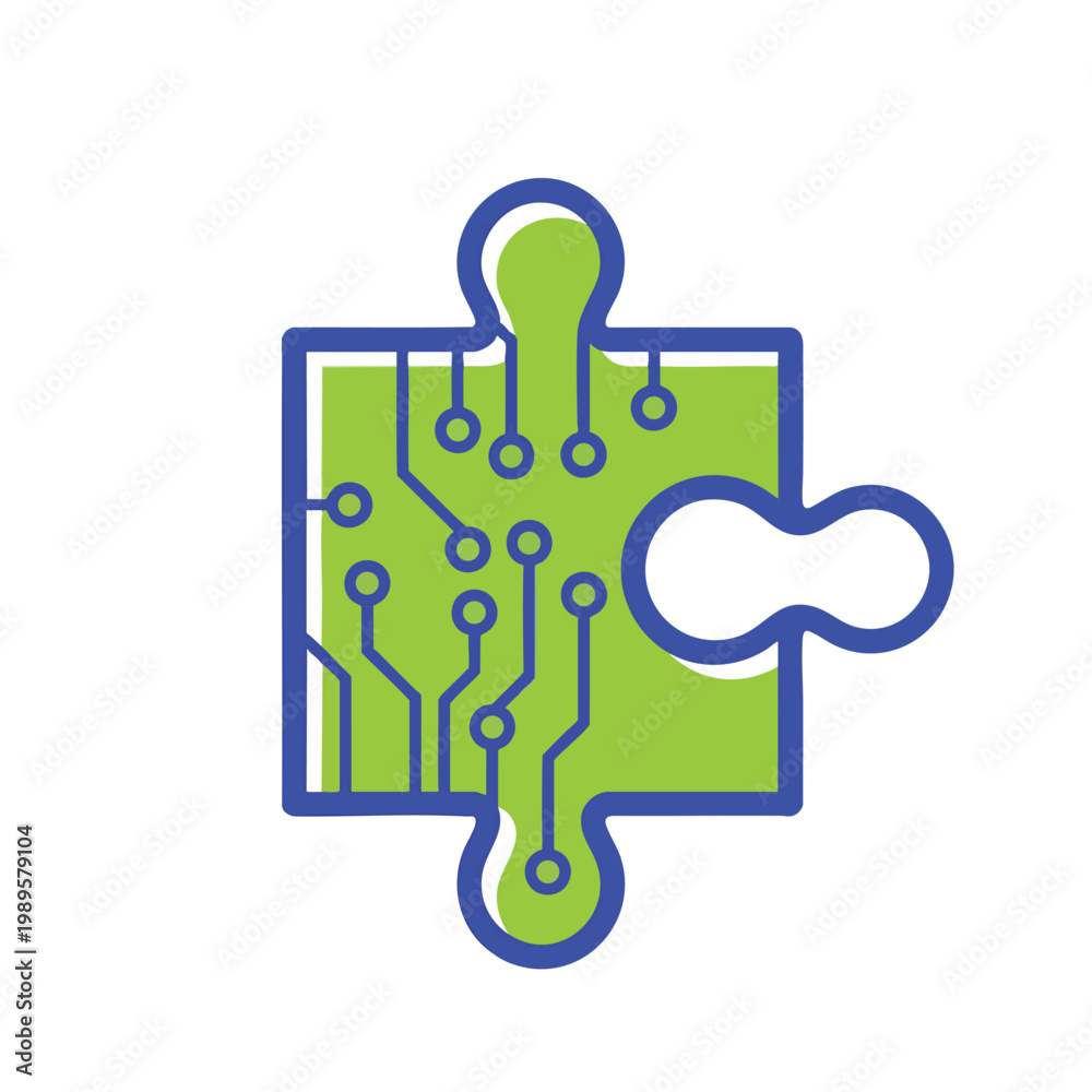 Fototapeta premium Modern Technology and Circuit Board Illustration with Cloud Connection