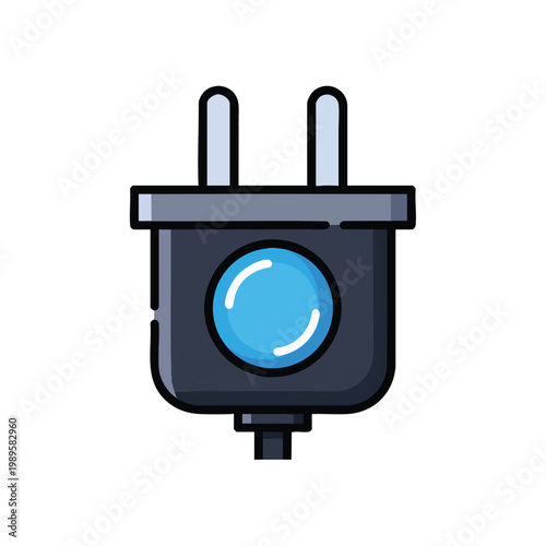 Close up of a Power Plug Socket for Electrical Devices