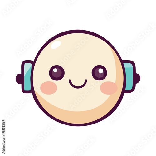 Cute Kawaii Everyday Objects and Technology Emoji Sticker Set Featuring Happy Minimalist Icons for Creative Digital Designs