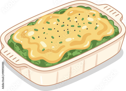 Baked Spinach with Cheese