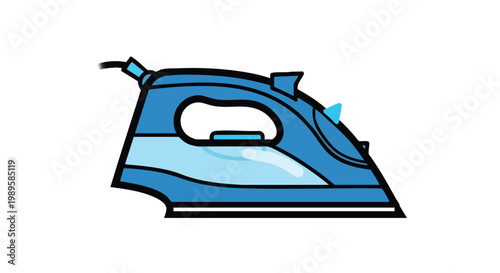 Modern Electric Iron for Household Use in Bright Kitchen Setting