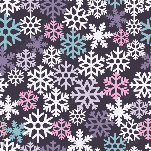 Fotografía Holiday Ornament Seamless Pattern with Reindeer Gift Wrap Textile