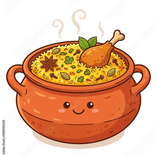 Chicken Biryani in Clay Pot