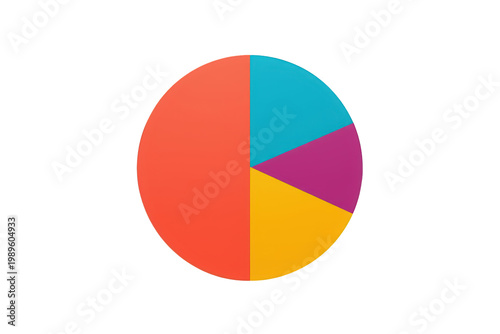 Free Download Pie chart visualizing data for business analytics, financial reporting, and market research on transparent background - GFXLoad
