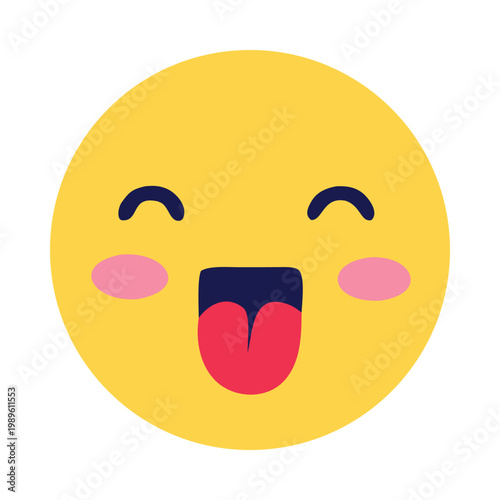 Cute Kawaii Expressive Happy Face Emoji Stickers