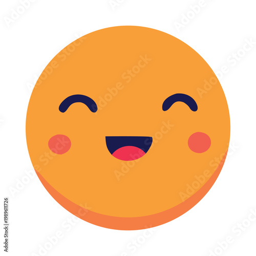 Cute Kawaii Expressive Happy Face Emoji Stickers