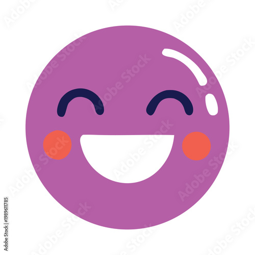 Cute Kawaii Expressive Happy Face Emoji Stickers
