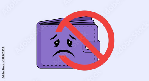 No money or wallet allowed sign.