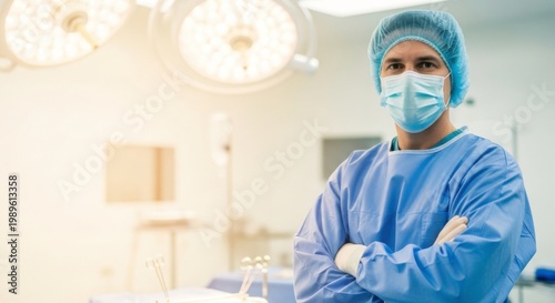 Professional Surgeon in Operating Room Environment