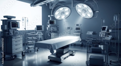 Modern Surgical Room with Advanced Equipment