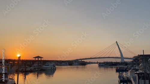 4K Tamsui Fisherman's Wharf Sunset