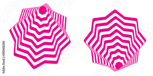 beautiful candy style distorted effect background vector illustration