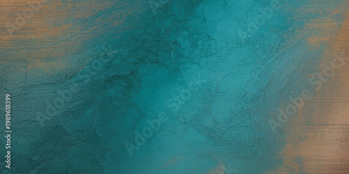 Abstract Watercolor Texture Background with Blue and Yellow Gradient, Grunge Paper Effect, Ethereal Pastel Paint Wash for Creative Design