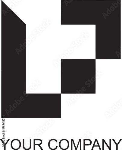 Abstract geometric logo design for a company, symbolizing growth and innovation in a modern, clean aesthetic