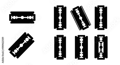 Sharp Razor Blades Collection - Sharp Edge, Cutting Tool, Shaving Equipment