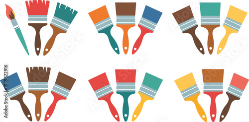 Back to school supplies vector illustration set featuring school bus backpack books calculator globe and graduation cap for education design