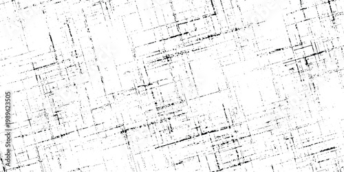 Light grunge white background with subtle black scratch lines, worn texture, abstract distressed pattern, minimal edgy style vector illustration.