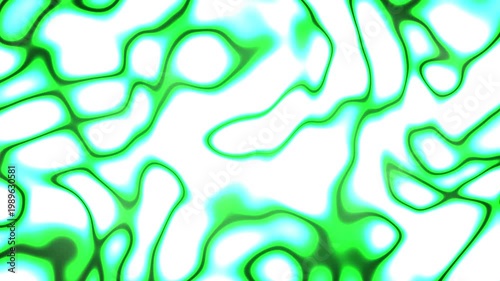 Premium 4K 3D render of large fluid metallic liquid featuring colorful iridescent glowing edges and smooth molten waves. Futuristic high-tech background for creative visual projects.