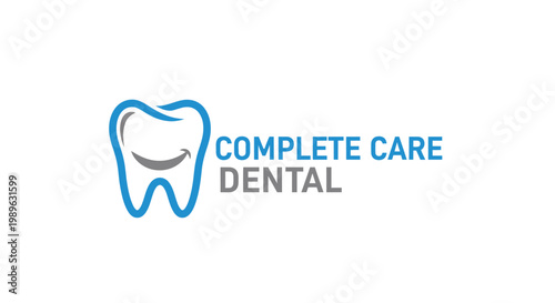 Complete Care Dental Logo - Professional and Modern Dental Clinic Branding.