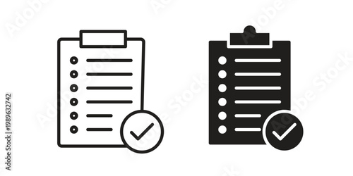Summary icon. Simple linear element illustration. Thin stroke sign can be used for web, mobile and UI.