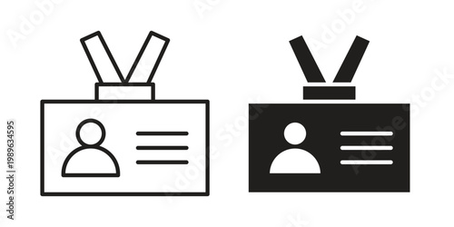 Visitor icon. Simple linear element illustration. Thin stroke sign can be used for web, mobile and UI.