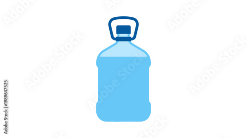 Blue Kettlebell Fitness Weight Equipment.