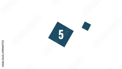 countdown timer with rectangle concept footage