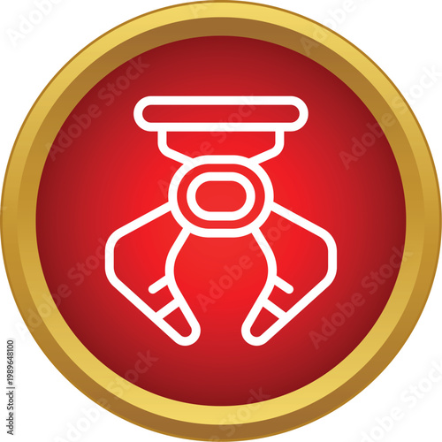 Claw crane grabber machine representing an arcade game icon