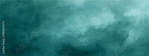 Abstract shades of teal and teal blend together in a mesmerizing composition that evokes feelings of mystery and tranquility. The textured effect gives depth and a sense of movement.