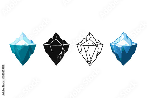 Iceberg Icons Set
