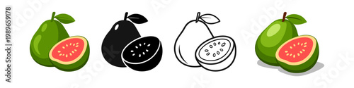 Guava Fruit Icons