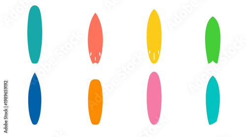Colorful oval shapes in various hues.