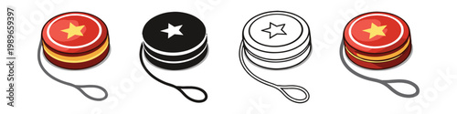 Classic Yo-Yo Toy Design