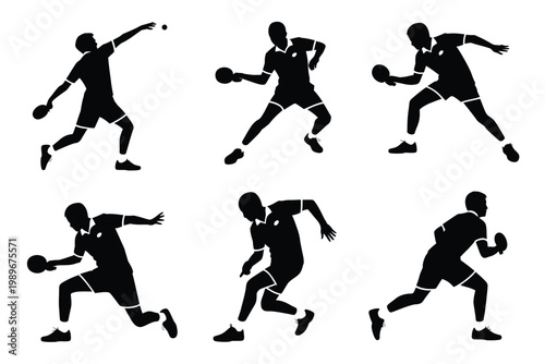 Dynamic silhouettes of athletic basketball players dribbling and passing in motion showcasing energetic teamwork and competitive sportsmanship in a minimalist black and white