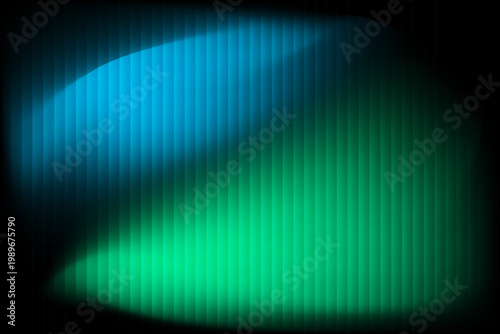 Abstract Blue and Green Light Background