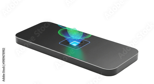 A black plastic box with a green circuit board inside and exposed components isolated on transparent background